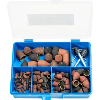 PFERD TOOLS POLICAP Set PCS110 Walzenkegelform Korund für universelle Anwendung - 49601107