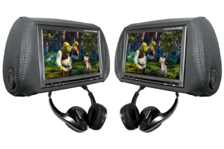 OEM Kopfstützen integrated Rear Seat Entertainment - Alpine für Audi
