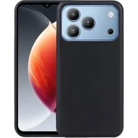 Wigento Handyhülle für Blackview WAVE 7C TPU Silikon Slim Dünn Flexibel Cover Schwarz 6,56 Zoll, Stilvolle TPU Hülle, präzise Aussparungen, schützend