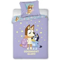 Bluey Kinderbettwäsche Bluey Goodnight Kinderbettwäsche Set 100x135cm