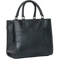 Benthill Henkeltasche Damen Echt Leder Tasche Handtasche Frauen Shopper Große Schultertasche, Reißverschlussfach