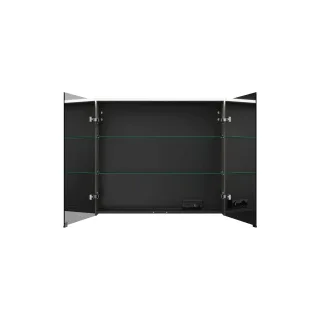 Burgbad Spiegelschrank Eqio 800x900x170 Grau Hochglanz, SPGS090F2010 SPGS090F2010