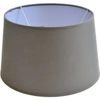 B&S Lampenschirm Lampenschirm rund aus Stoff H 13 x Ø 18 cm für Tisch - Stehlampen