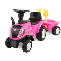 Lemodo Rutscherauto Rutscherauto Traktor mit Anhänger und Zubehör, für Kinder im Alter von 12 - 36 Monaten geeignet