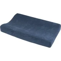 Meyco Baby Wickelauflagenbezug Indigo (1-tlg., 50x70cm - 1-pack), 50x70cm - 1-pack