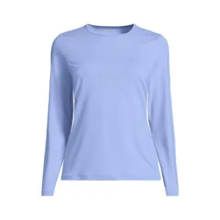 Badeshirt für Damen in Plus-Größe, Damen, size: plus, Blau, Nylon-Mischung, by Lands' End