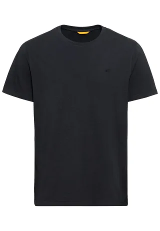 camel active - T-Shirt aus reiner Baumwolle asphalt - Gr. - M