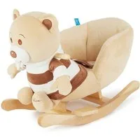 BIECO Schaukeltier Bieco Plüsch Schaukeltier Bär Bubu 62x30x48cm
