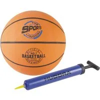 Hudora Basketball 71570 76146 2er Set Basketball + Ballpumpe
