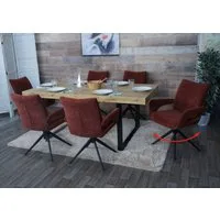 MCW Esszimmerstuhl MCW-O78-6 (Set, 6 St), Hohe Stoffqualität 310 g/m², Chenille Stoffbezug, Fußbodenschonern