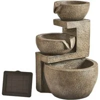 Smart Garden Wasserspiel Solar-Wasserfall Kaskade 49 cm Balkon Garten Terrasse, (1 tlg)
