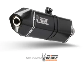 Sport Auspuff MIVV Speed Edge Black Honda CRF 1000 L AfricaTwin Bj.2016-2019 SD04/SD06 EURO-3/-4+ABE