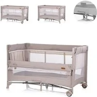 Chipolino Baby-Reisebett Reisebett Glory 2 Ebenen, Matratze Räder zusammenklappbar Tragetasche