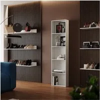 Vicco Kleiderschrank Elmo, Weiß, 50 x 200 cm