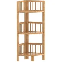 Dripex Standregal Badezimmerregal Bücherregal Eckregale für Küchen