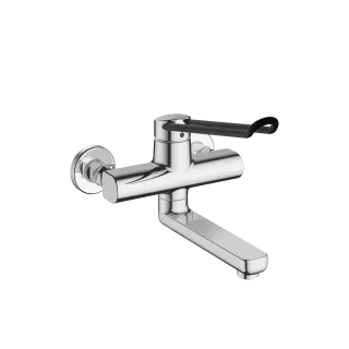 KWC VITA PRO 2.0 Wand schwenkbar A 240, chromeline, AD153, Hebel lang nach oben 125235