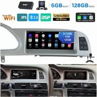 ESSGOO Android 15 6+128G Carplay Autoradio Für Audi A6 C6 4F MMI 2G 2005-2009 Autoradio (Digitalradio (DAB), FM, AM, RDS, SWC, Navi DSP 4G LTE 8-Kern)