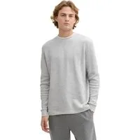 TOM TAILOR Denim 2-in-1-Langarmshirt mit Rippstruktur