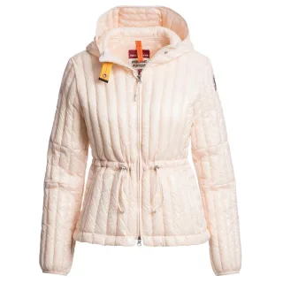 Parajumpers Kun Blush Weiß Kapuzen-Daunenjacke