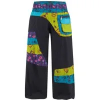 KUNST UND MAGIE Haremshose Kunst&Magie Bunte Hippiehose Baumwolle IBIZA Strandhose Wellnesshose