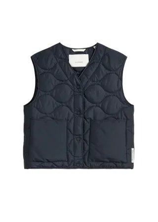 Marc OPolo Casual - Steppweste aus recyceltem Polyester blau - Gr. - 40