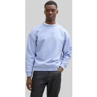 TOM TAILOR Denim Sweatshirt Strick & Sweatshirts Relaxed Sweatshirt mit Logo-Print