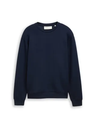 Denim Tom Tailor - Basic Scuba Sweatshirt sky captain blue - Gr. - M