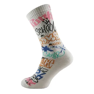 Herren Crew Socken mit Street-Graffiti