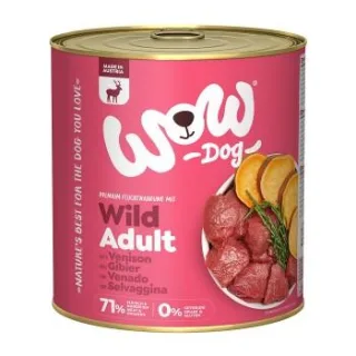 WOW Nassfutter Hund, Adult Wild mit Seealge 6x800 g