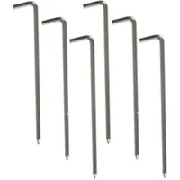 Redcliffs Zelthering Bodenanker Hering Erdnagel Zeltnagel Erdanker, (Set, 6-St., Packung), 6tlg, Camping, Metall, Zelten, Zubehör