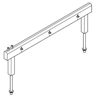 KWC Aquarotter Armatureneinh., Edst., doppelreihig, 6 Waschplätze, 1800 mm, Wasserans oben, 20300726 2030072619