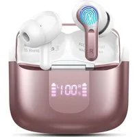 Fyrove In Ear Kopfhörer,Bluetooth Kopfhörer,2026 Kopfhörer Kabellos In-Ear-Kopfhörer (4 ENC Noise Cancelling Mics, IP-X7 Wasserdicht Headphones Sport, 3g USB-C in Ear Ohrhörer, Bluetooth 5.4,48 Std Hi-Fi Stereo Tiefer Bass Wireless Earbuds)