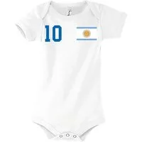 Youth Designz Kurzarmbody Argentinien Kinder Baby Body Strampler mit trendigem Motiv