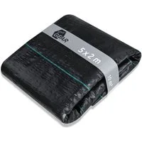 yourGEAR Unkrautvlies yourGEAR 10 m² Unkrautfolie 5x2 m Gartenvlies Unkrautschutz 100g/m²