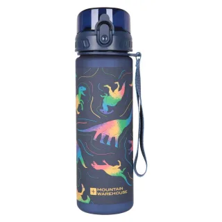 Mountain Warehouse - Wasserflasche für Kinder , Dinosaurus, Ohne BPA, 500ml (Marine)