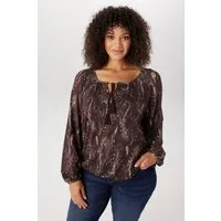 Aniston PLUS Langarmshirt in modischem Paisleydruck - NEUE KOLLEKTION