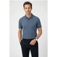FYNCH-HATTON Poloshirt regular fit Passform, 2-Knopf-Kragen, aus reiner Baumwolle