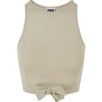 URBAN CLASSICS Tanktop Urban Classics Damen Ladies Cropped Knot Top (1-tlg)