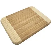 BURI Schneidebrett Bambus Schneidebrett 20x15cm Frühstücksbrettchen Holzbrett Brettchen, Bambus