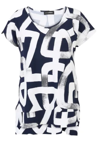 Doris Streich - Shirt marine - Gr. - 44