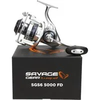 Savage Gear Stationärrolle Savage Gear Rolle SGS6 5000 FD 6+1BB Salzwasser Spinnrolle)