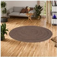 Pergamon Sisalteppich Naturfaser Teppich Handgefertigt Jute Kaya Rund, Rund, Höhe: 8 mm