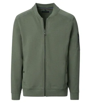 CASAMODA - Sweatjacke grün - Gr. - XXL