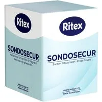 Ritex Kondome Sondosecur (Schutzhüllen Ø 34mm) Karton mit, 200 St., Schutzhüllen ohne Gleitmittel und ohne Reservoir
