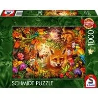 Blüten, Fell und Federn, Puzzle 1000 Teile