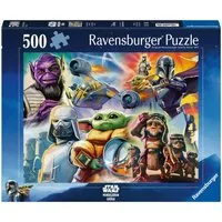 Ravensburger Puzzle The Mandalorian and Grogu, 500 Puzzleteile, Made in Germany
