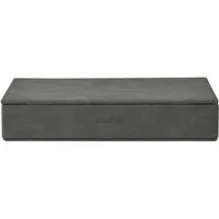 blomus Aufbewahrungsbox Schmuckaufbewahrung -SAHLA- Schmuckbox, Schatulle, Kiste für Schmuck (1 St., 1x), Funktionales Design, klare Linien, Wildlederoptik, Organizer