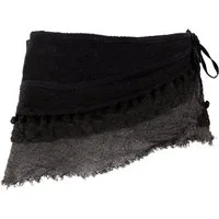 Guru-Shop Minirock Goa Cacheur mit Spitze, Minirock, Wickelrock.. alternative Bekleidung