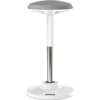 DESKSPACE Drehhocker Motion Ergonomischer Stehhocker - Höhenverstellbarer Bürohocker (Einzelartikel), Höhenverstellbarer Stehhocker mit ergonomischem Sitzkomfort