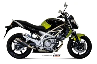 Sport Auspuff MIVV GP Carbon Suzuki SFV 650 Gladius Bj. 2009-2015 Typ: CX1 / CX2 +ABE